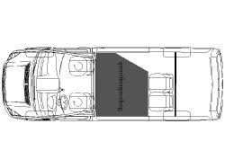 ELW1 Modell Walldorf
Volkswagen Crafter 3640mm Radstand / Mercedes Benz Sprinter 3665mm Radstand, 2 Einzeldrehsitze in Front, 140cm Besprechungs- und Funktisch, 2er Sitzbank,100cm Geräteraum (12)